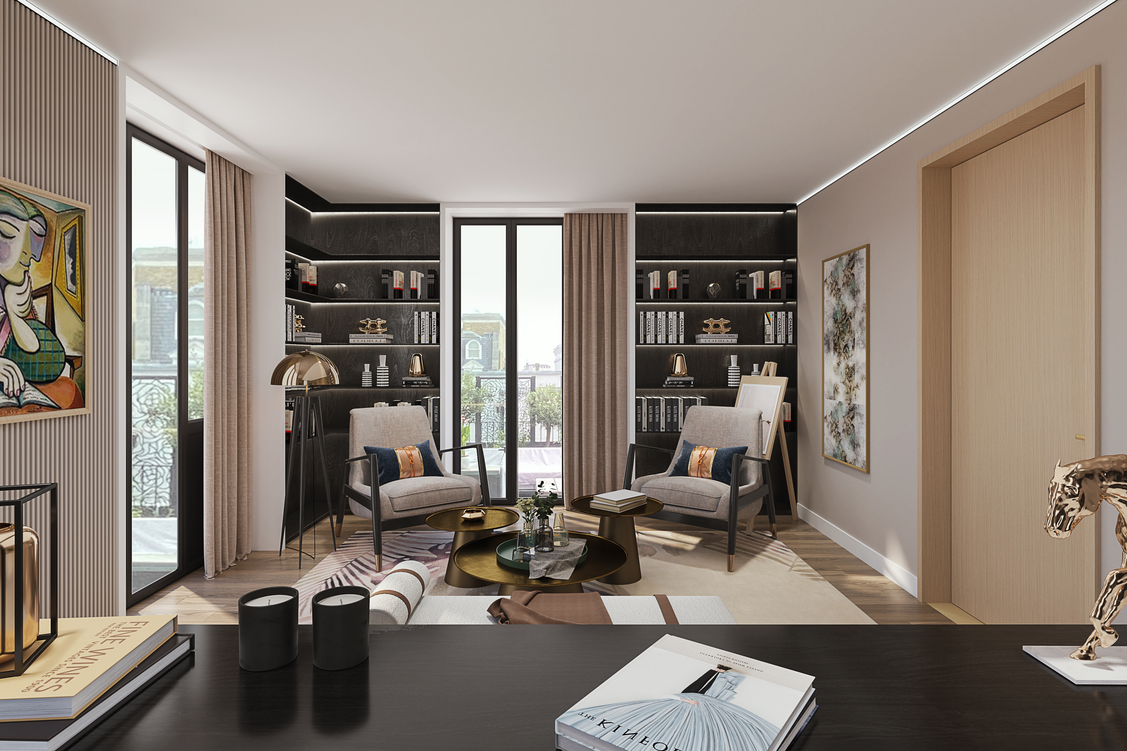 Private Residence - Study Room