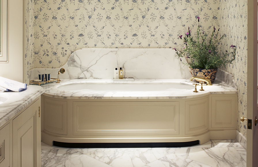 Marble bathroom
