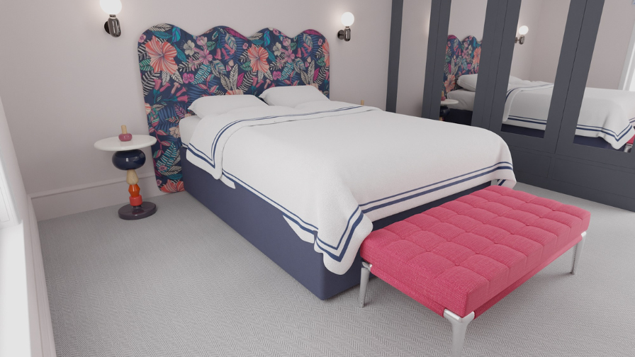 Chislehurst project interior design  bedroom 