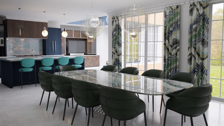 Chislehurst project interior design kitchen 