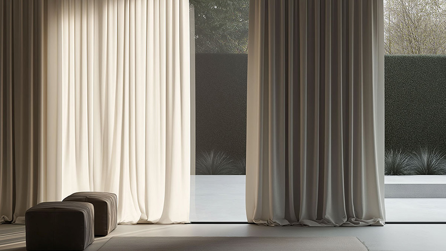 VENESTRE double layered curtains for modern interiors