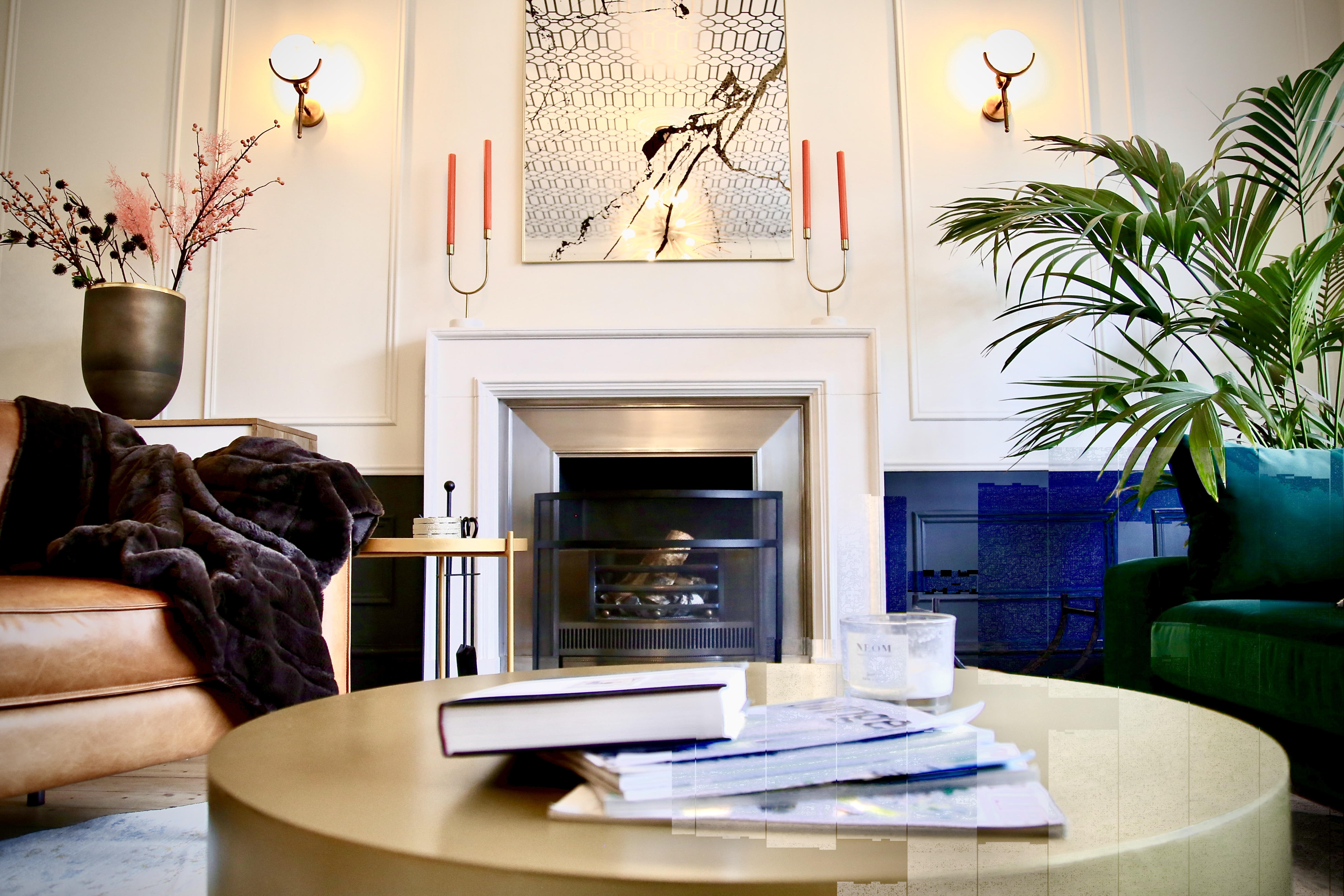 living room, lounge, family room, party room, cosy, calm, biophilic