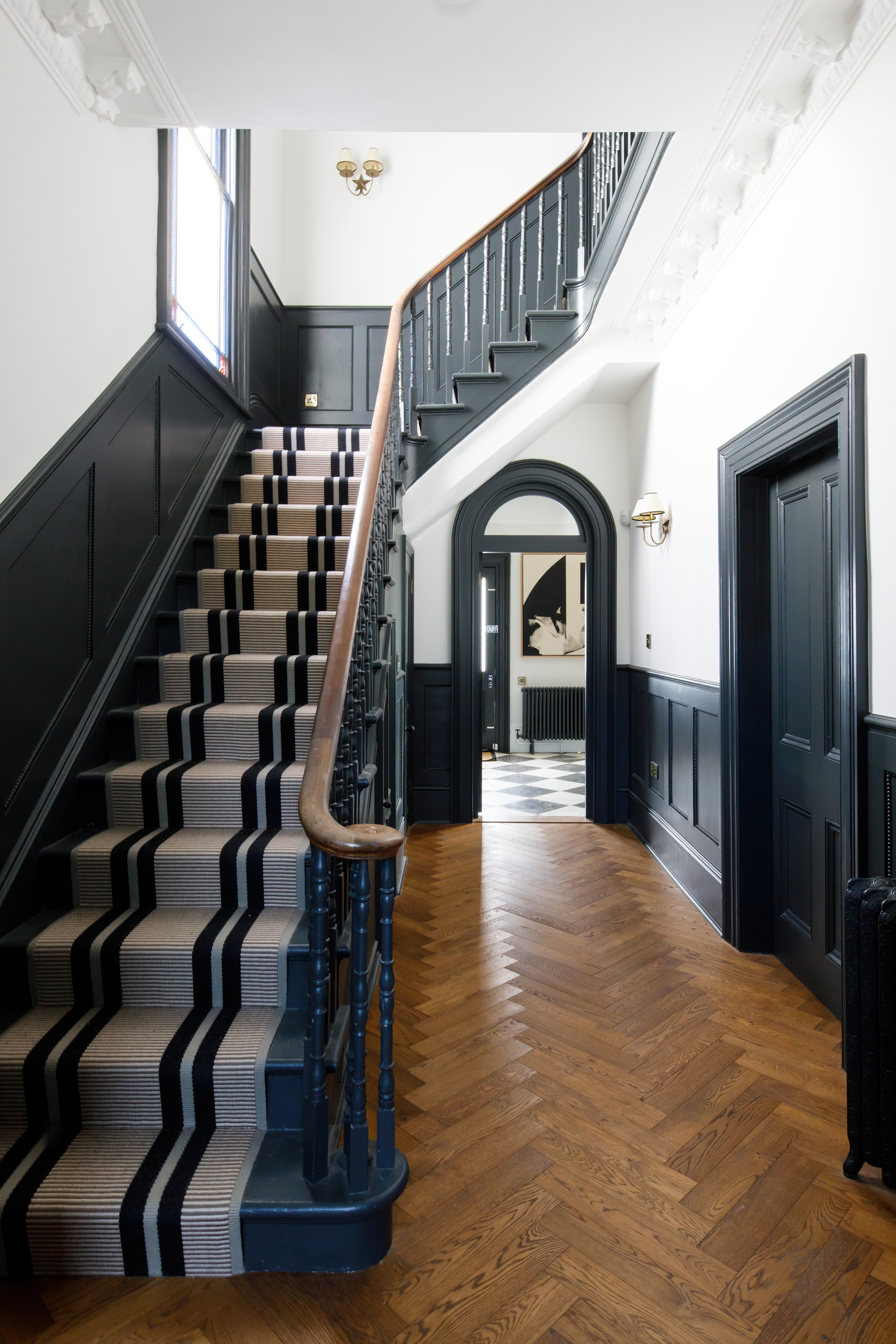 Regency Villa hallways - bringing back the grandeur