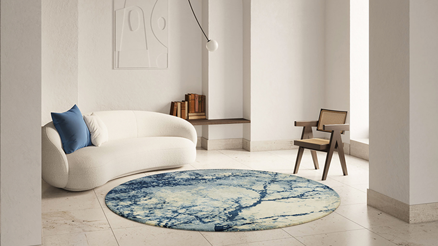 Bespoke hand knotted rug