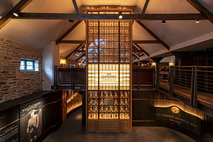 Entrance to Glenlivet Distillery