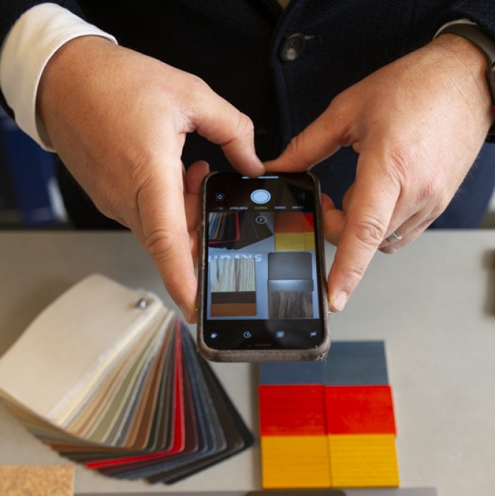 Phone Photograph of Samples