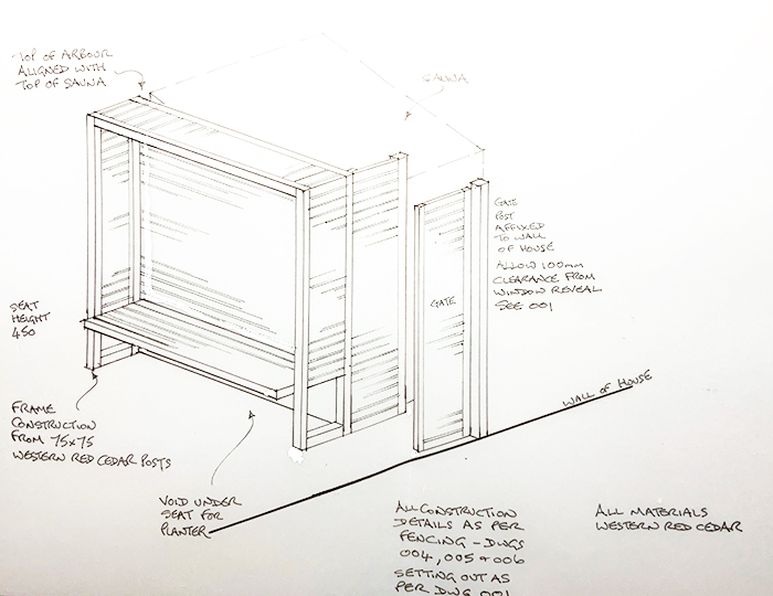 Garden Arbour Details