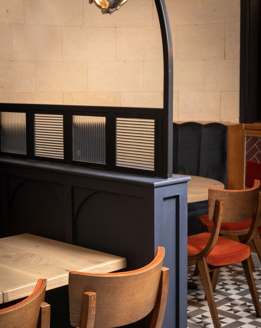 Cafe tables and chairs