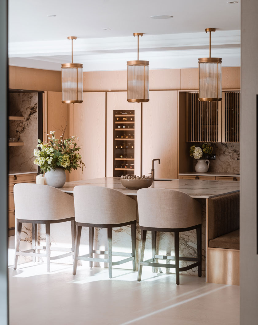 Kitchen table and seating