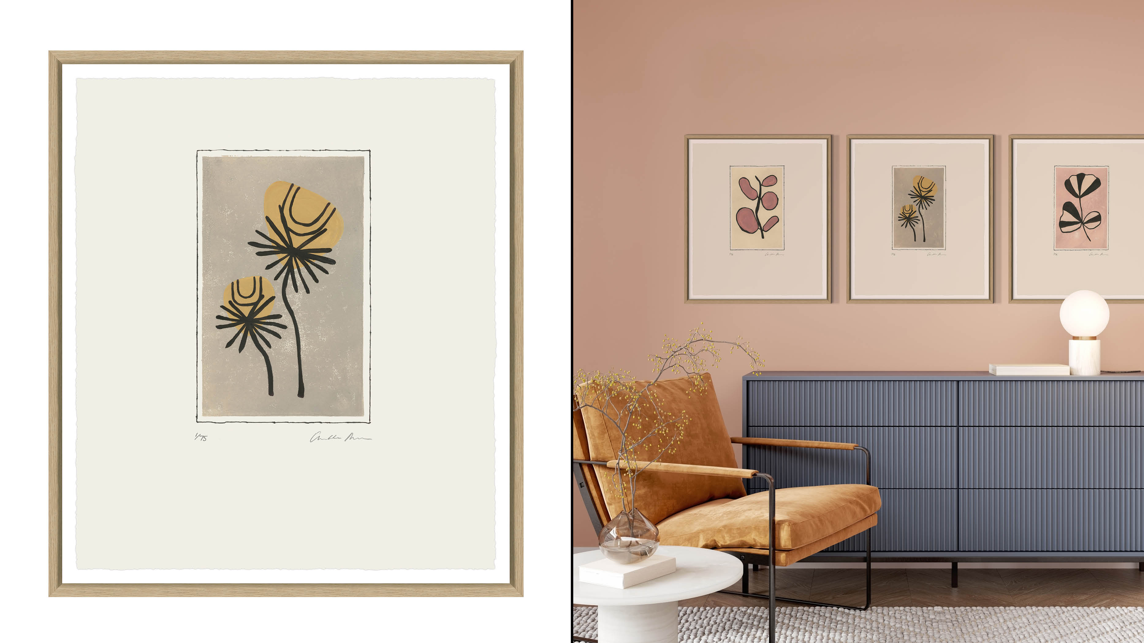 Neutral and Taupe Abstracts  |  Charlotte Morgan