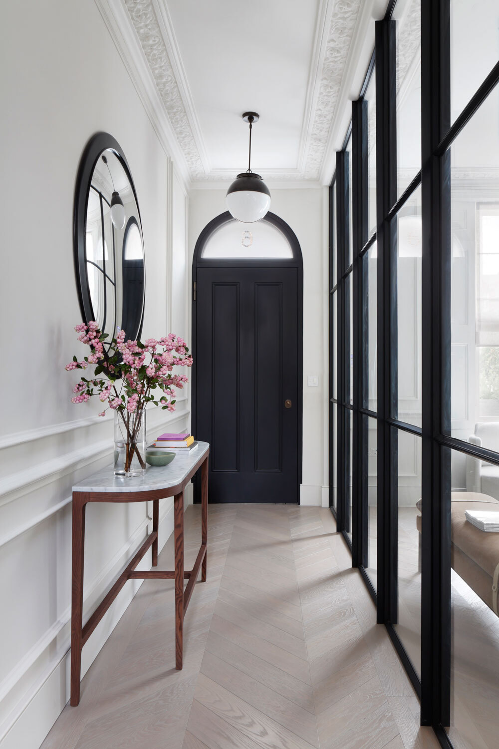 Hallway leading to front door