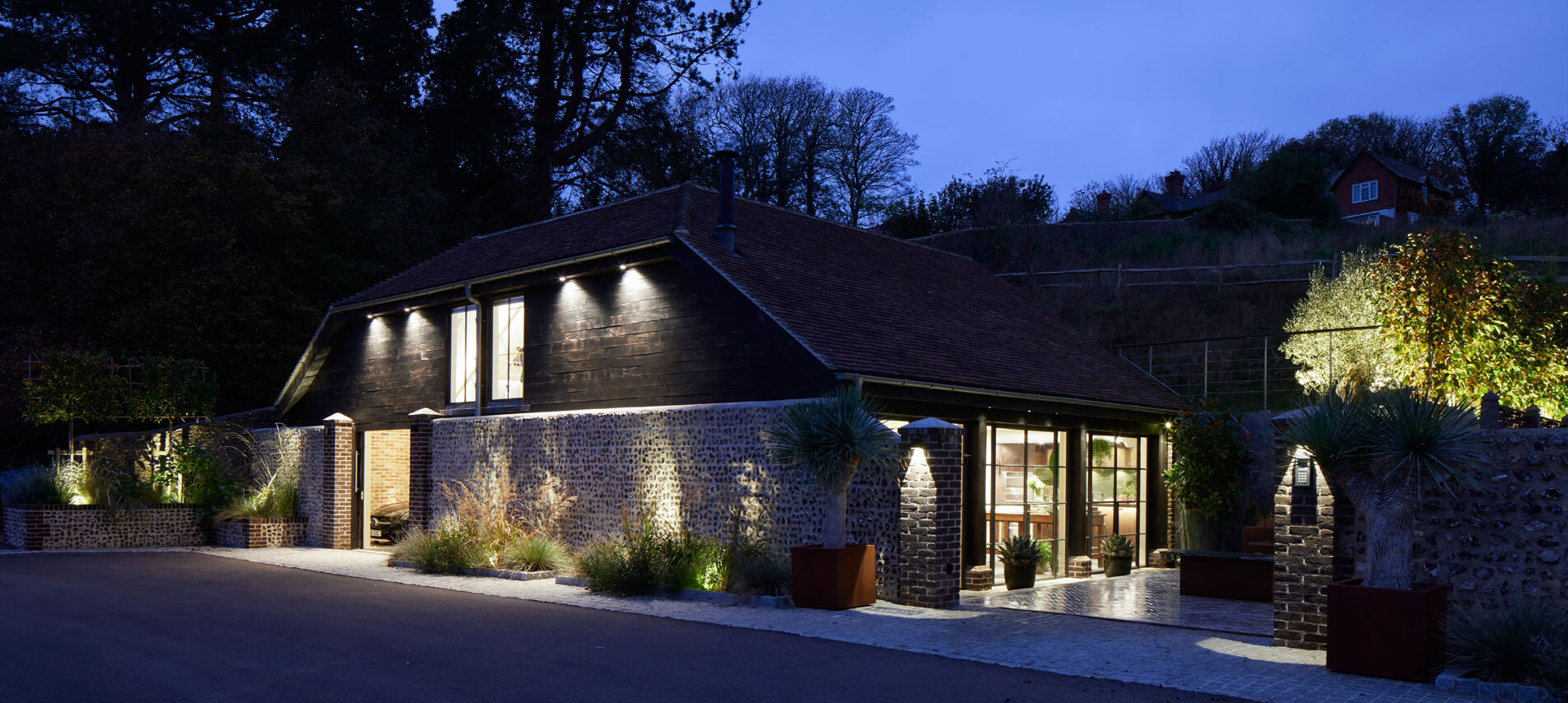 Outside of chapel barn