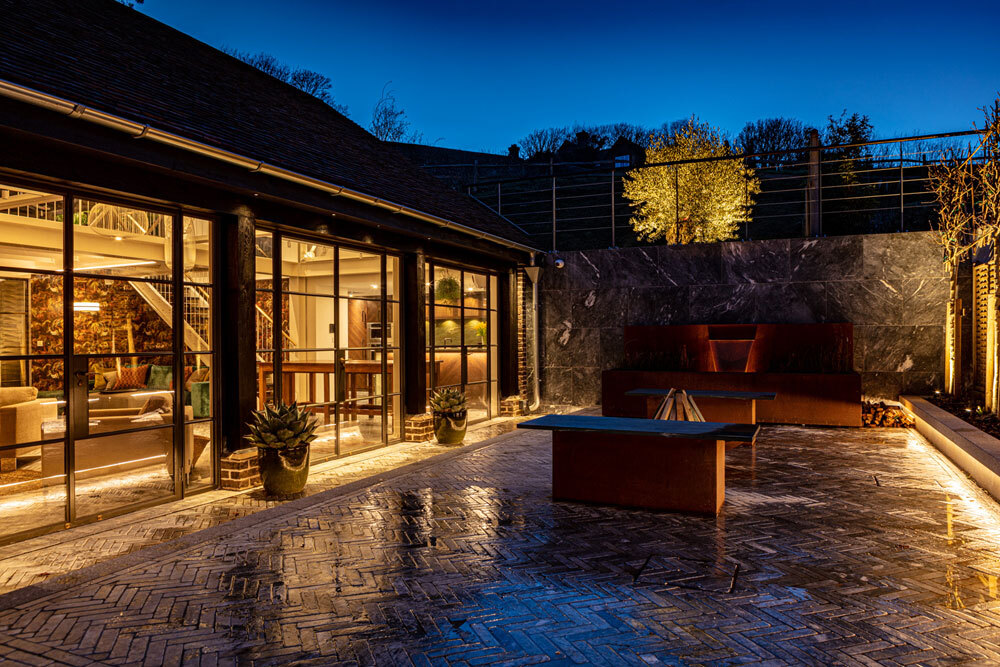 Outside of chapel barn