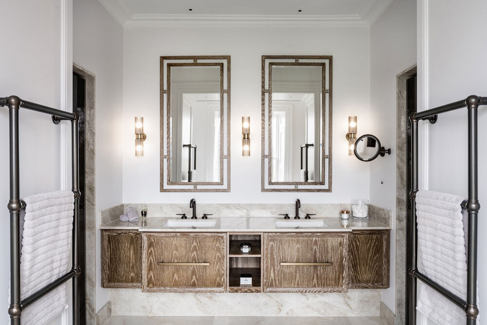 Bathroom with double sinks