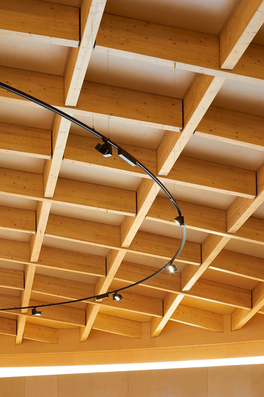 Wooden details on ceiling 