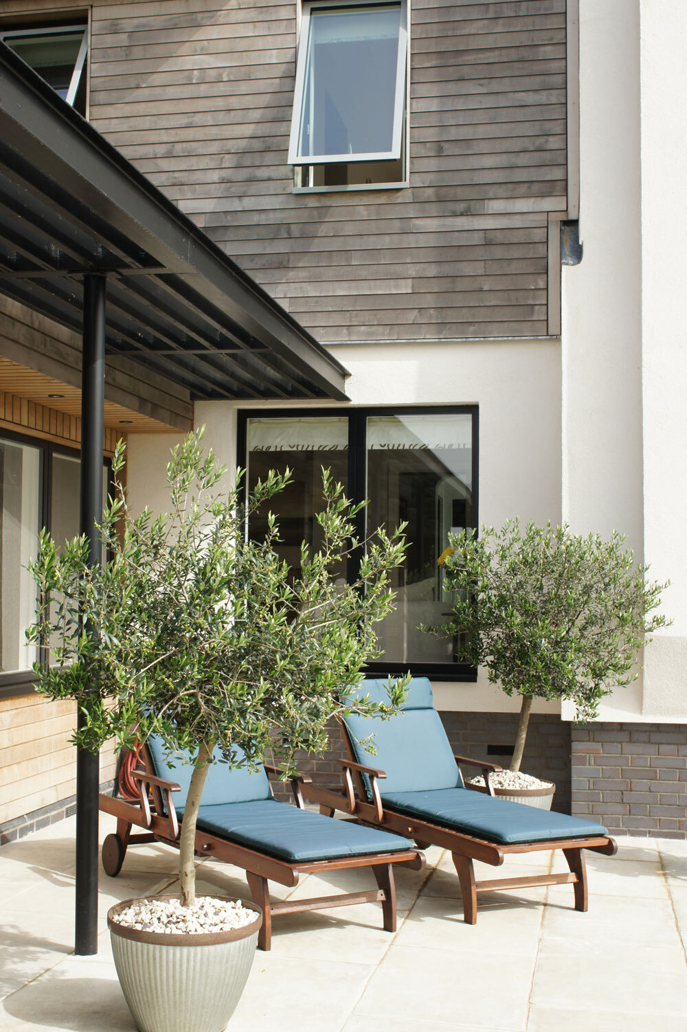 Seating in garden area