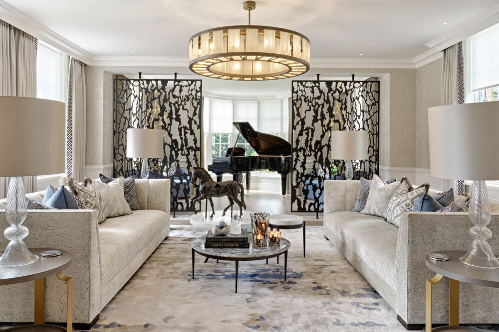 Sofas in living room