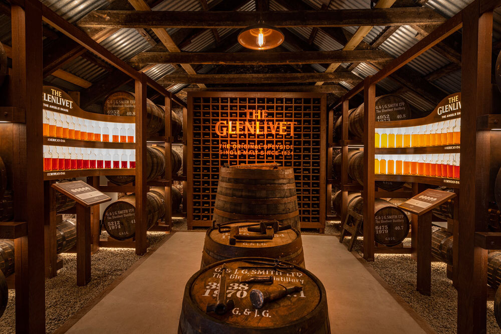 cellar with drink storage