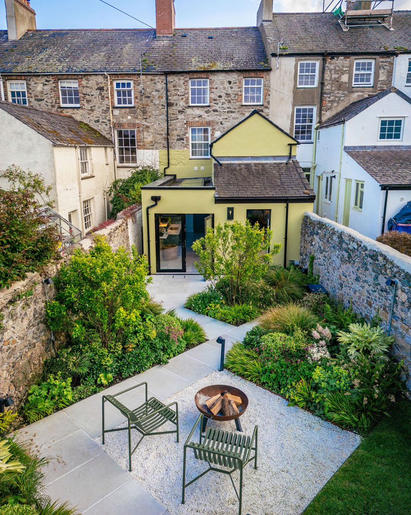 view of house and back garden