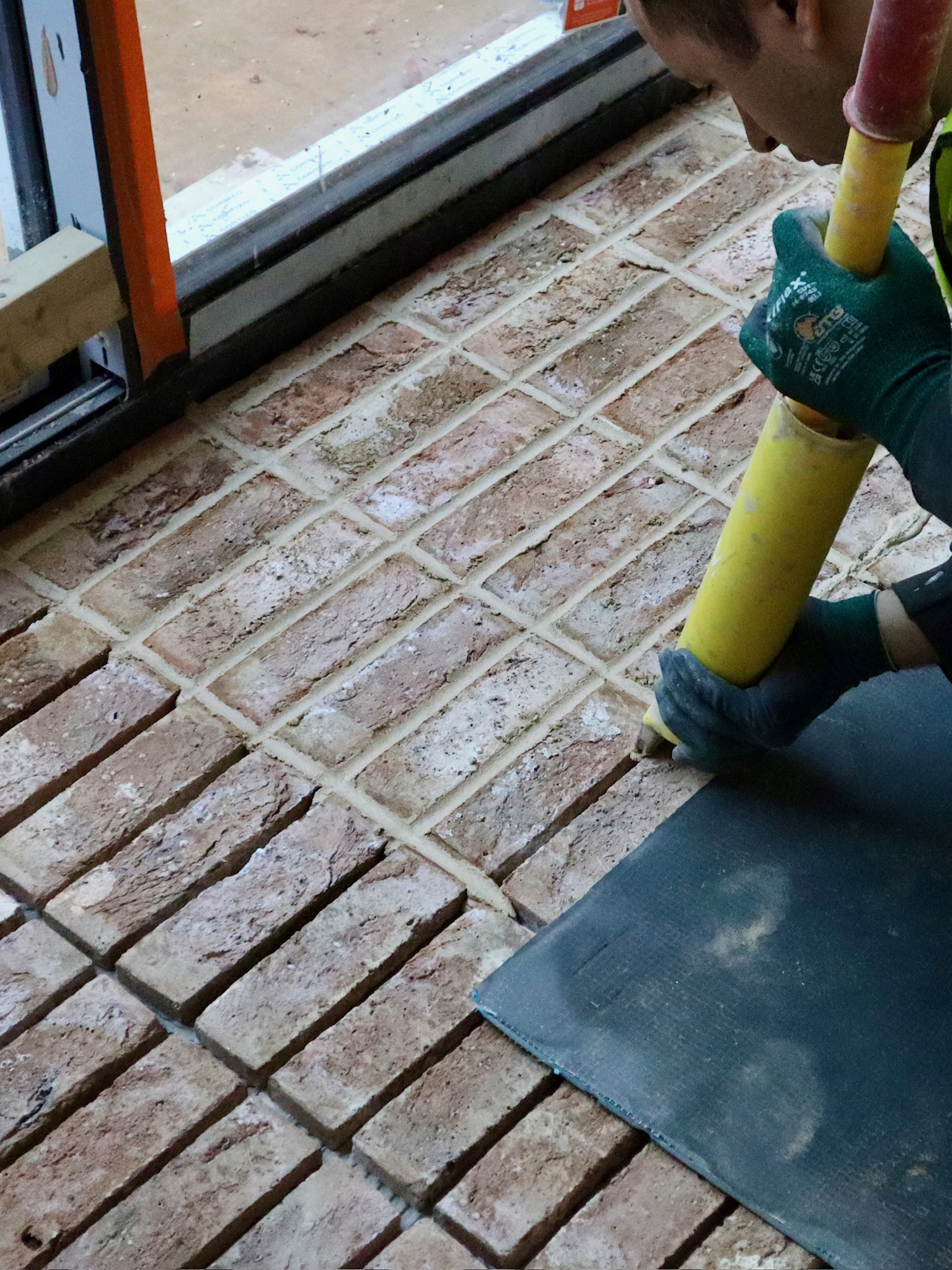 Pointing Brick Slip Flooring