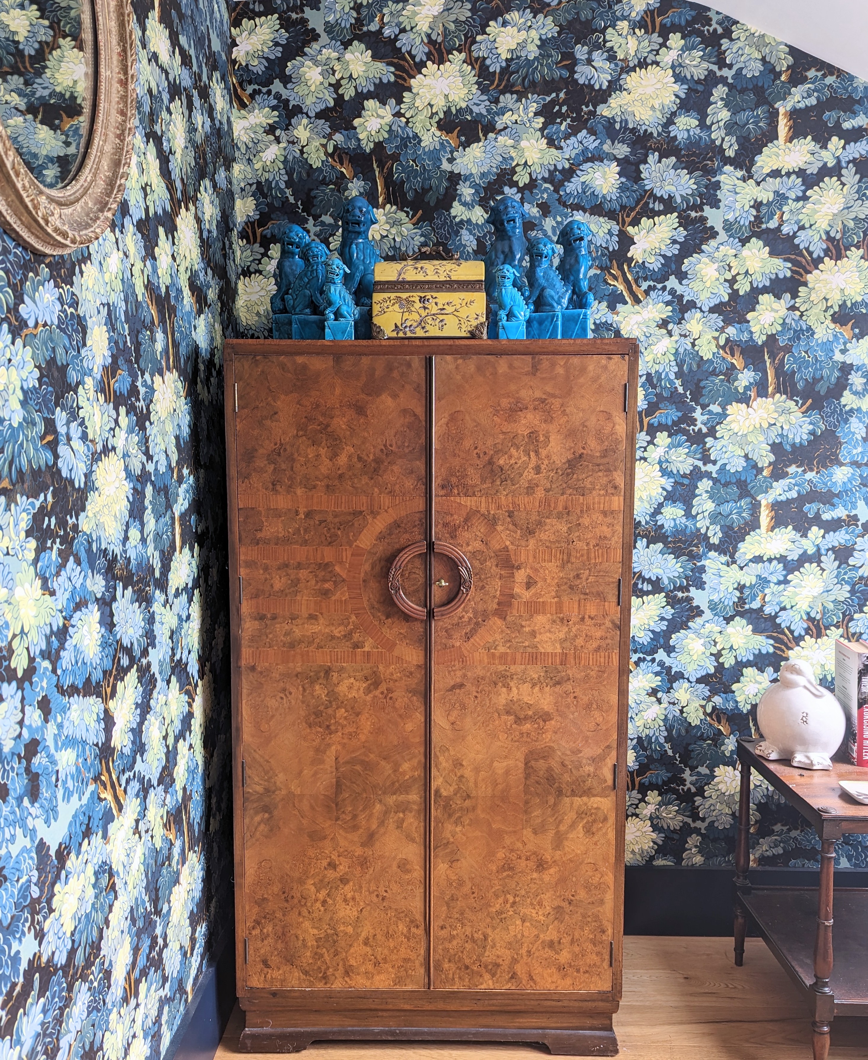 Compactum Wardrobe and Forest Wallpaper