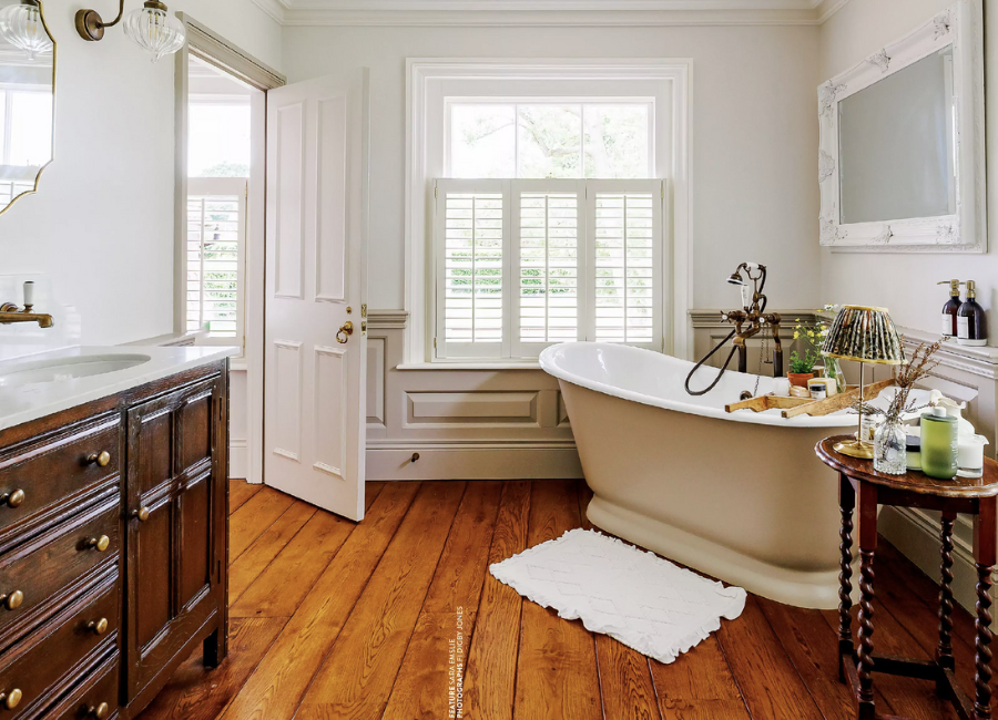 Cafe Style Plantation Shutters