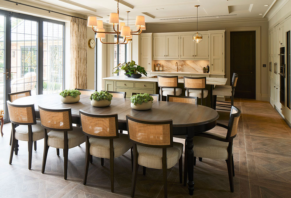 Dining and kitchen area
