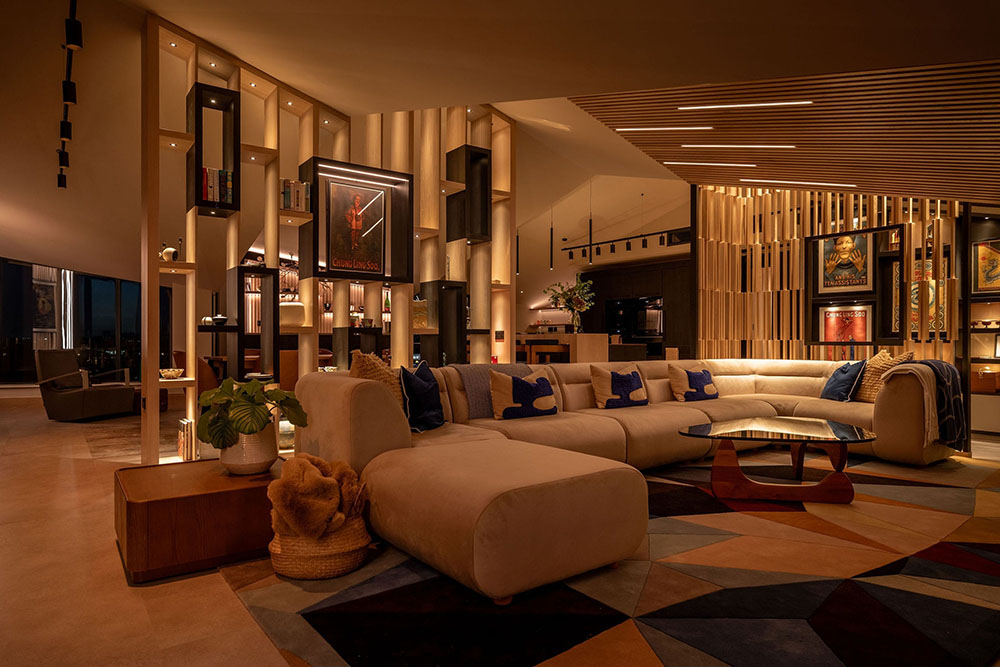 Entertaining area