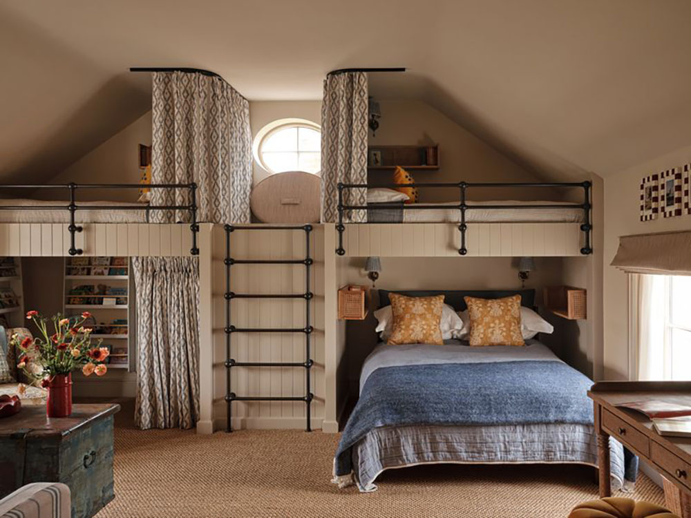 Bedroom with balcony