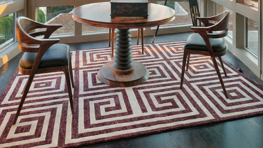 Greko Aubergine Rug