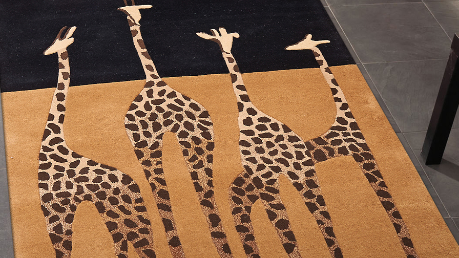 Kalahari Giraffe Rug