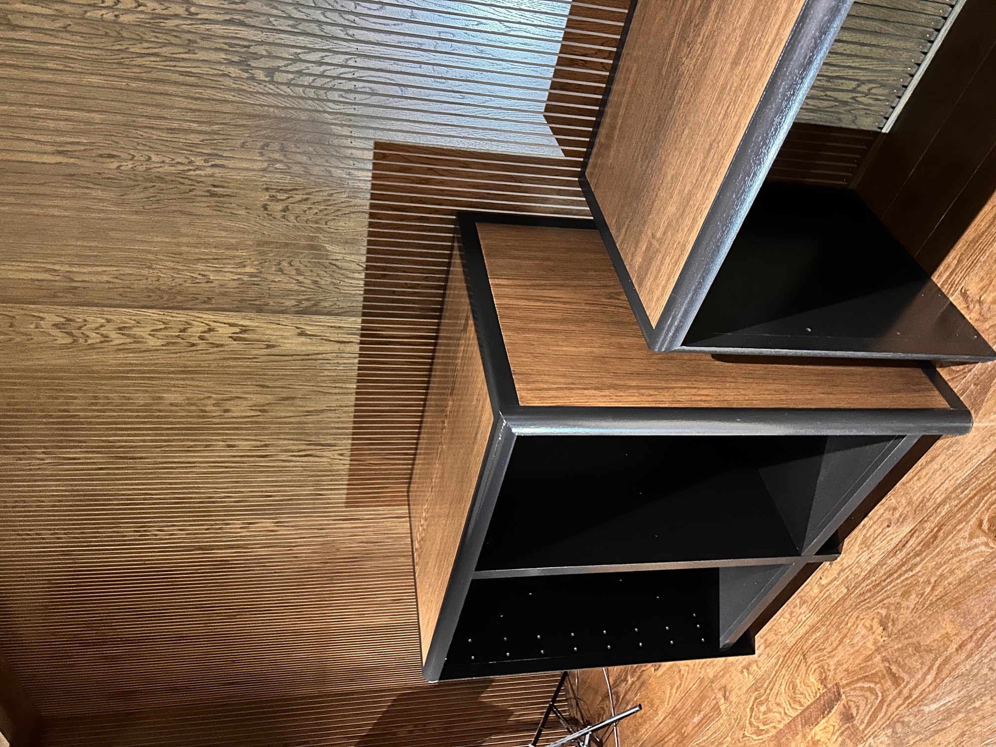 Recording studio rack space unit & writing desk.