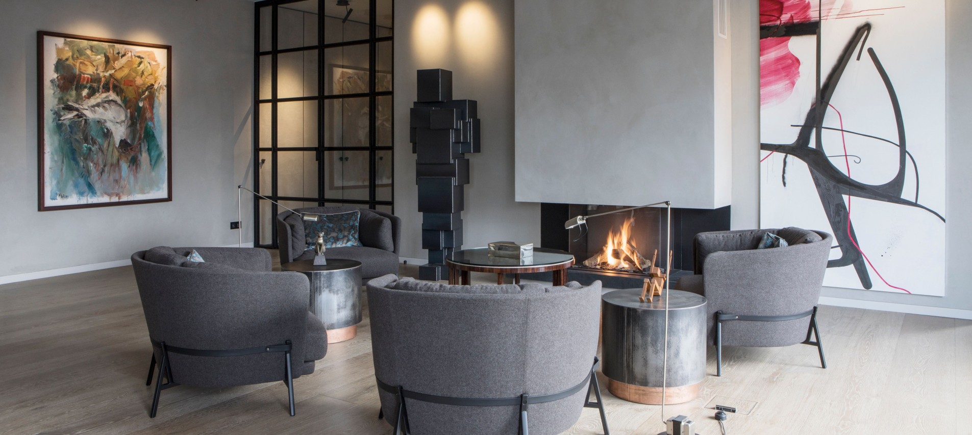 Chairs Around Fire