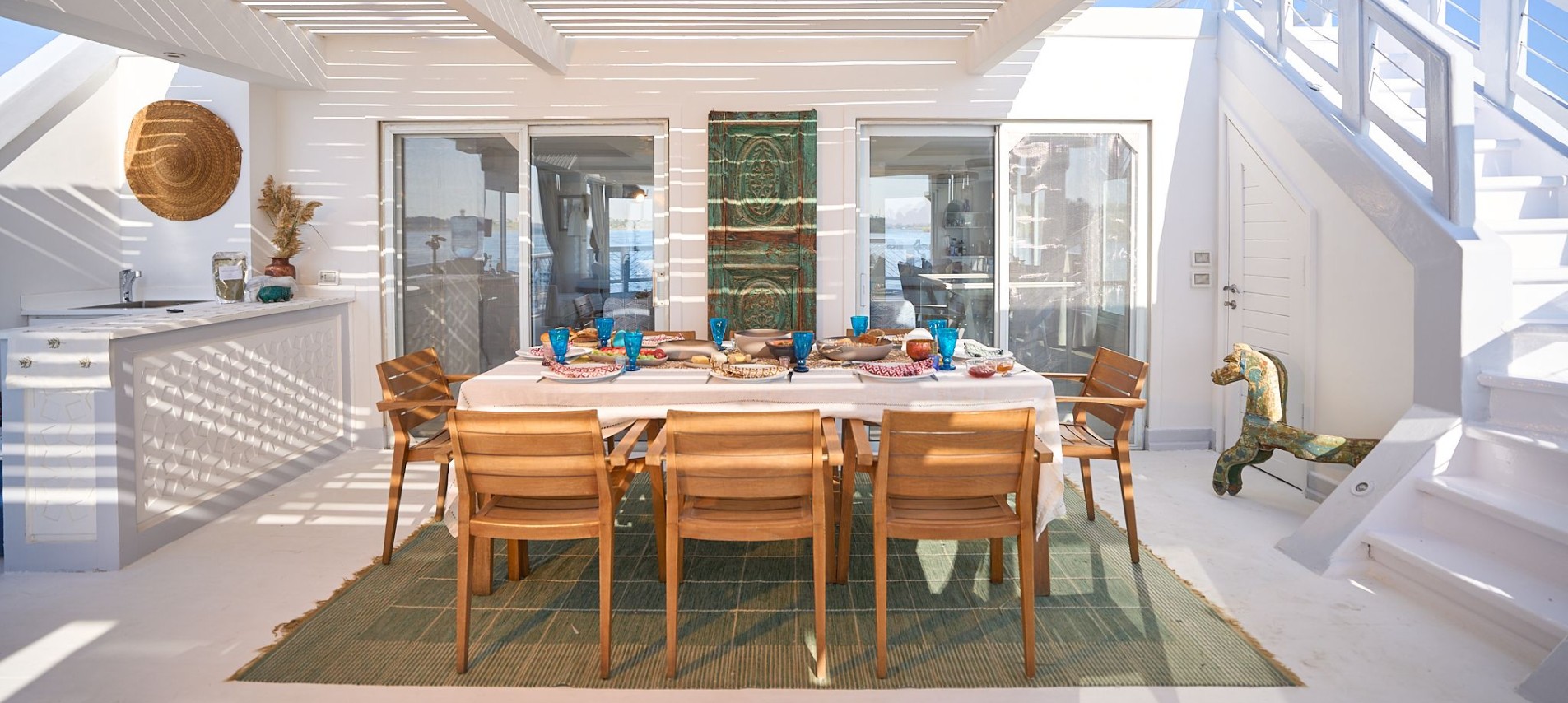 Dining On Boat Deck