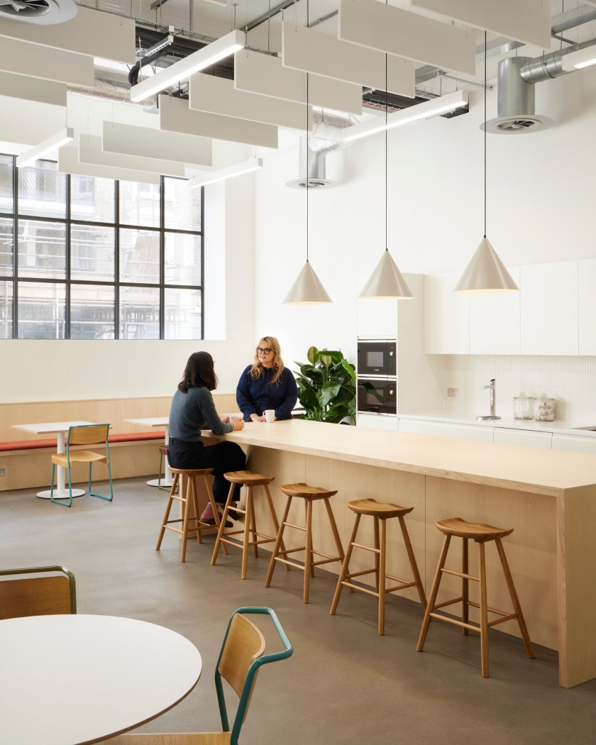 Long kitchen island