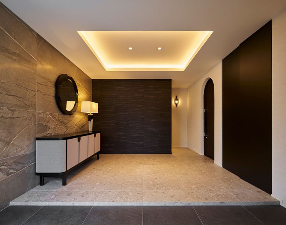 Neutral hallway