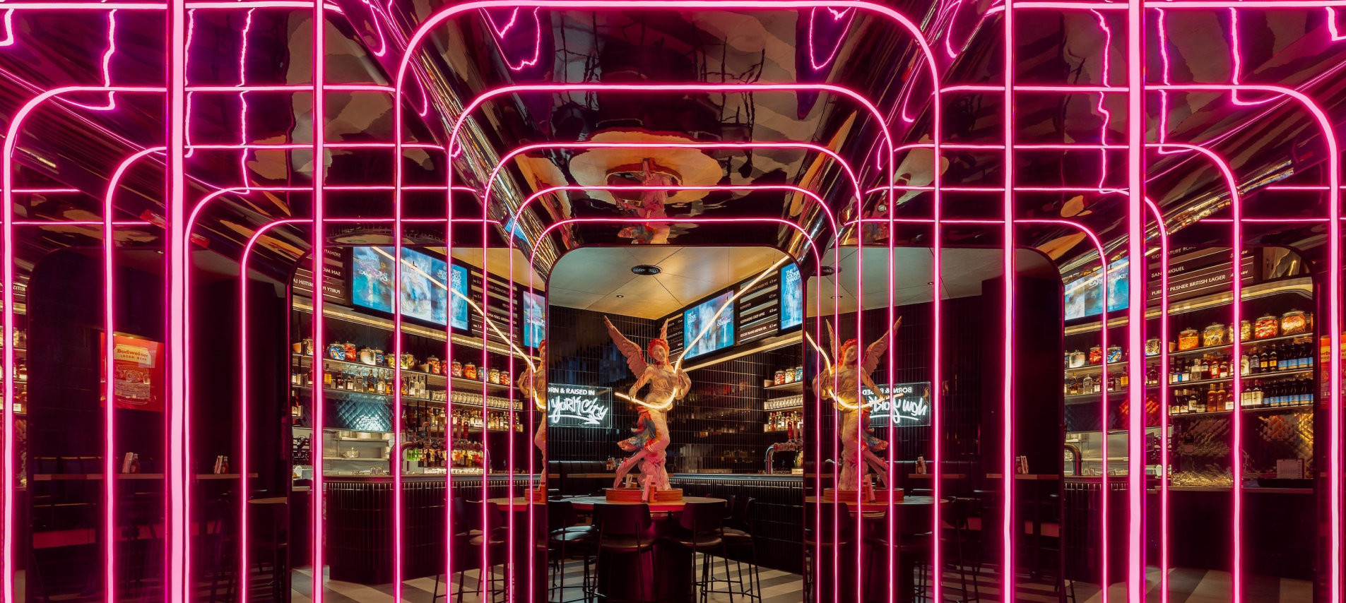 Pink Neon Corridor