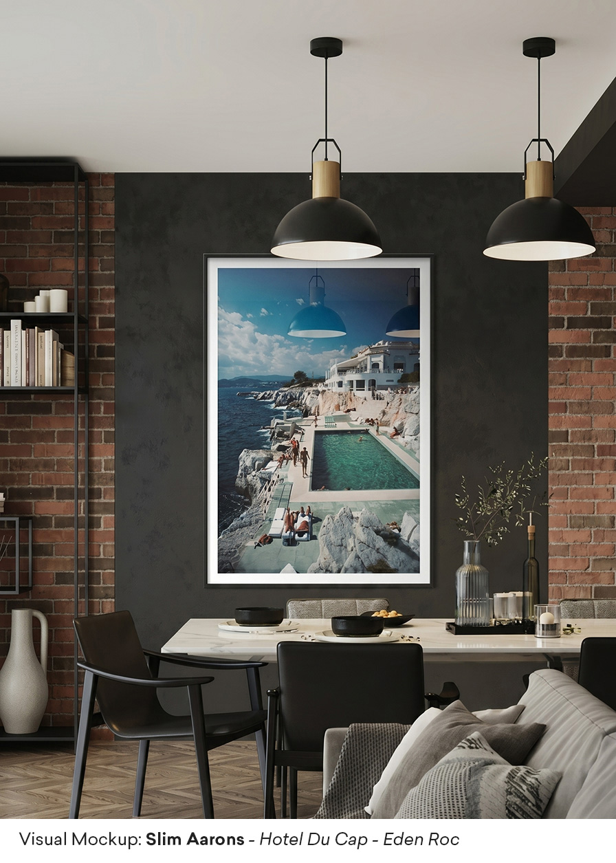Slim Aarons Hotel Du Cap - Eden Roc Mockup