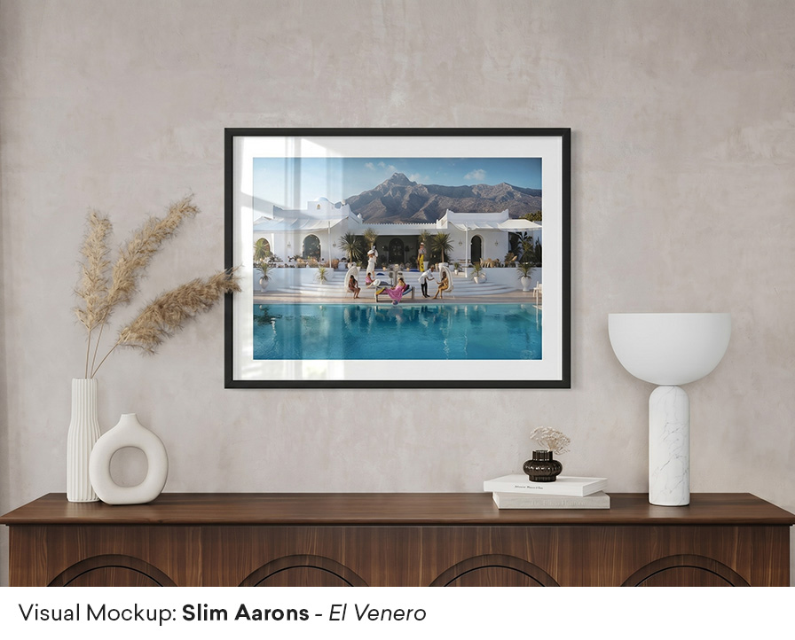 Slim Aarons El Venero Photographic Print Framed
