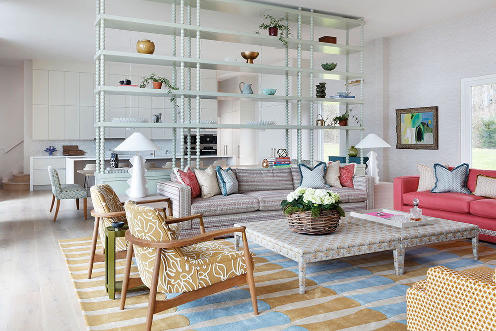 Colourful sitting room