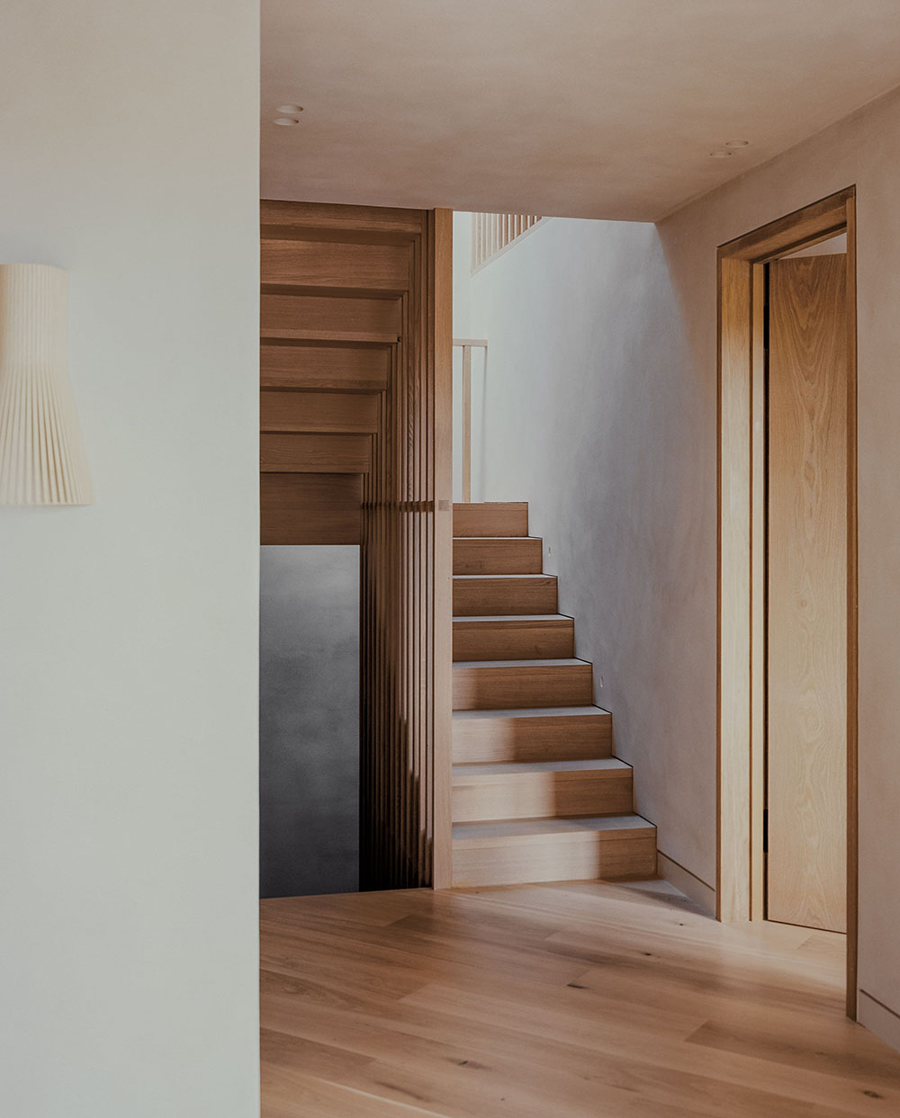 Wooden staircase