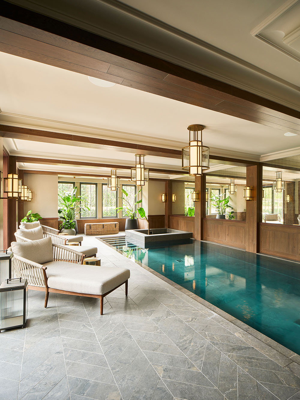 Poolside area