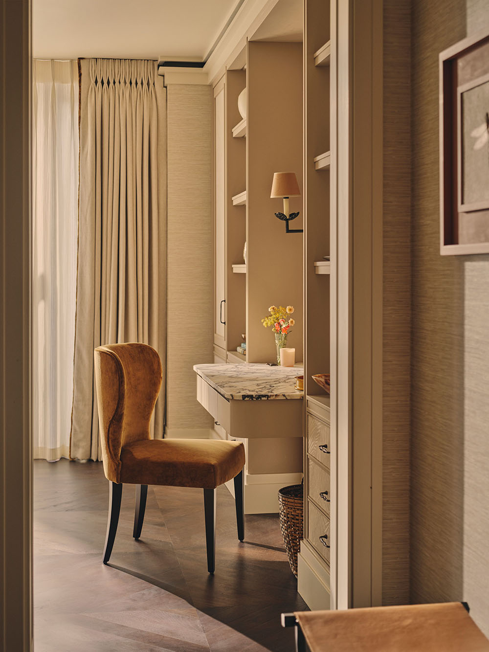 Chair and dressing table
