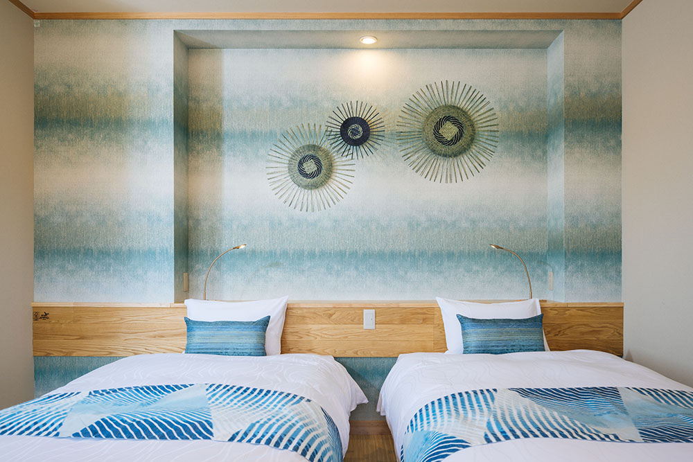 Blue bedroom