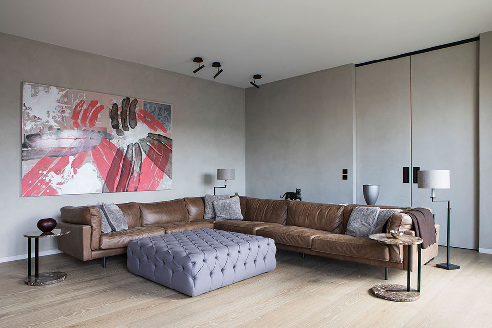 Sofa Under Art
