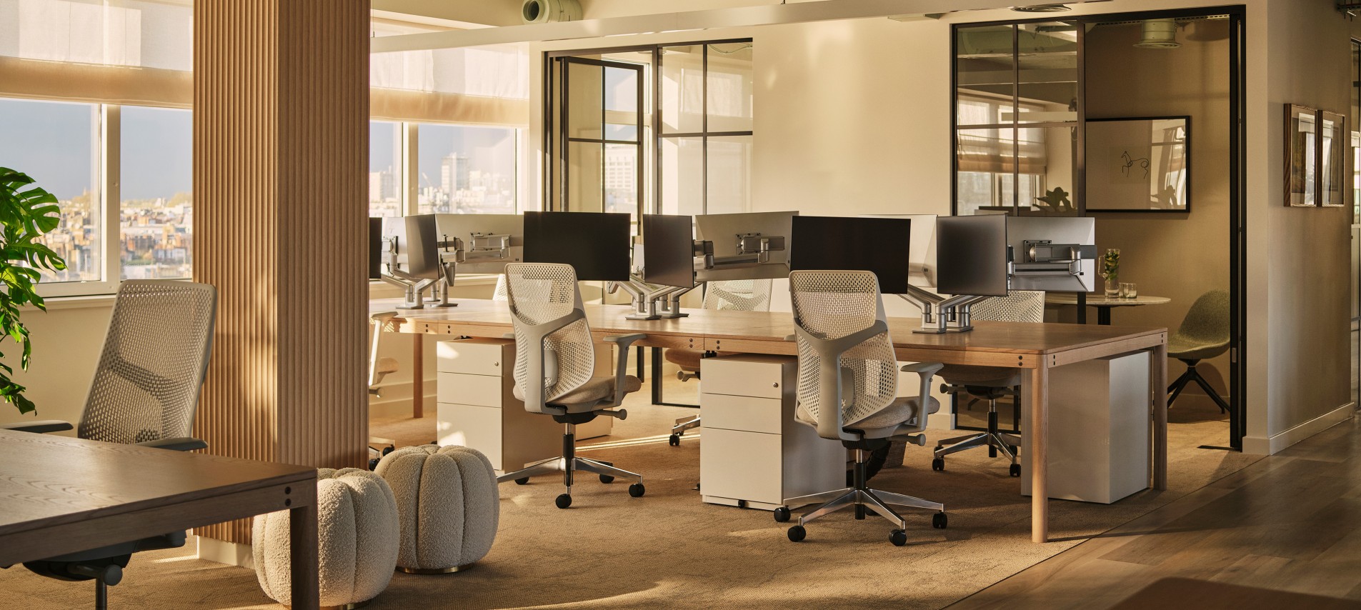 Open plan office