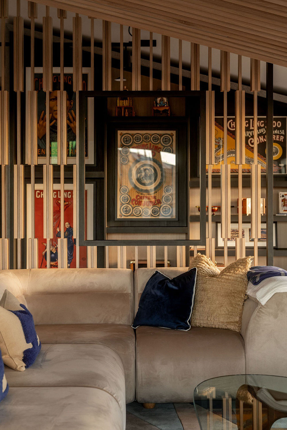 Sofa and partition