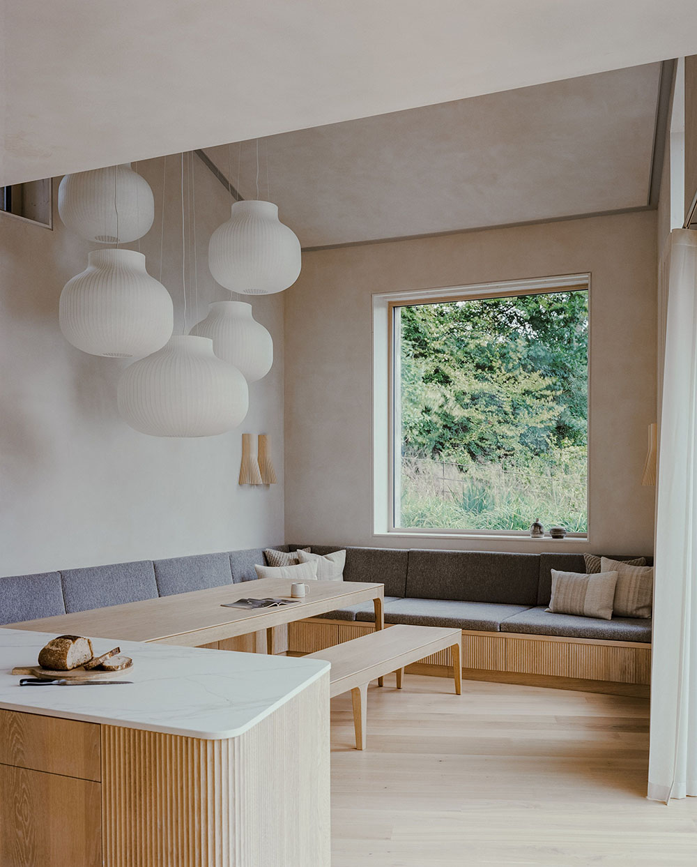 Communal dining area