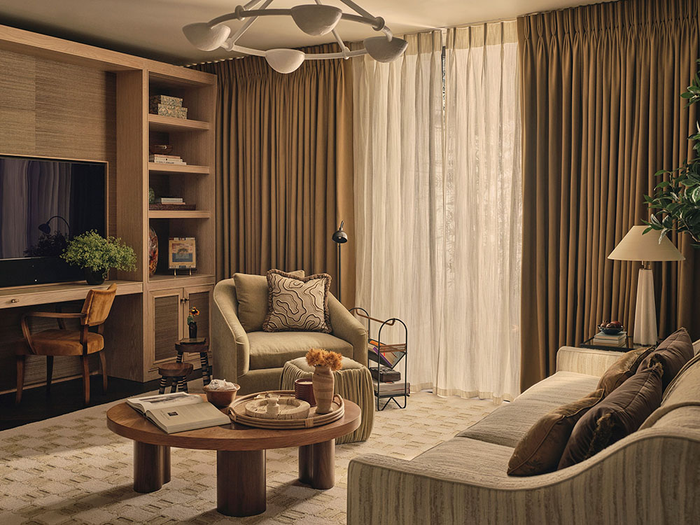 Sofa and TV area