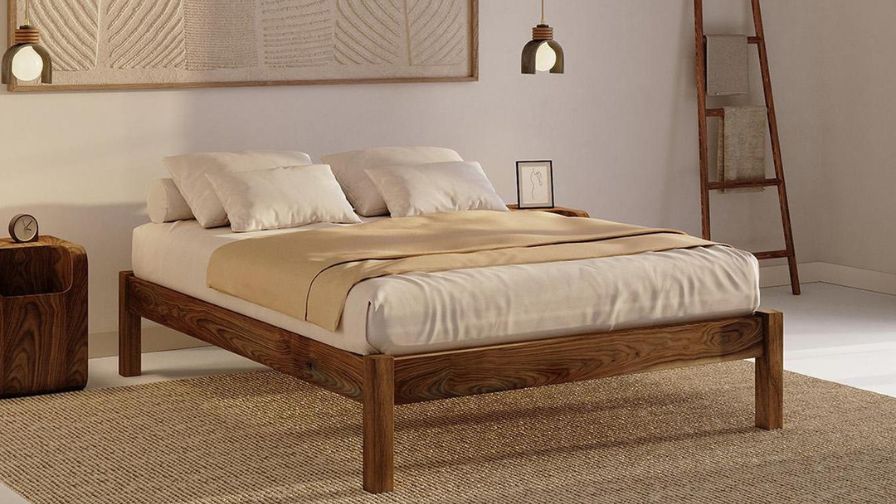 Platform bed used in The Railway Rooms Hotel Project